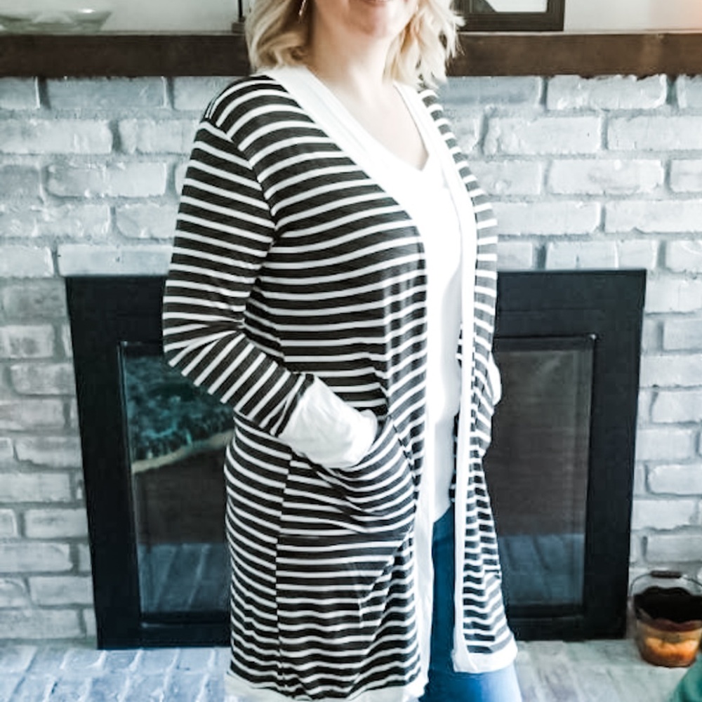 Striped Boutique Cardigan